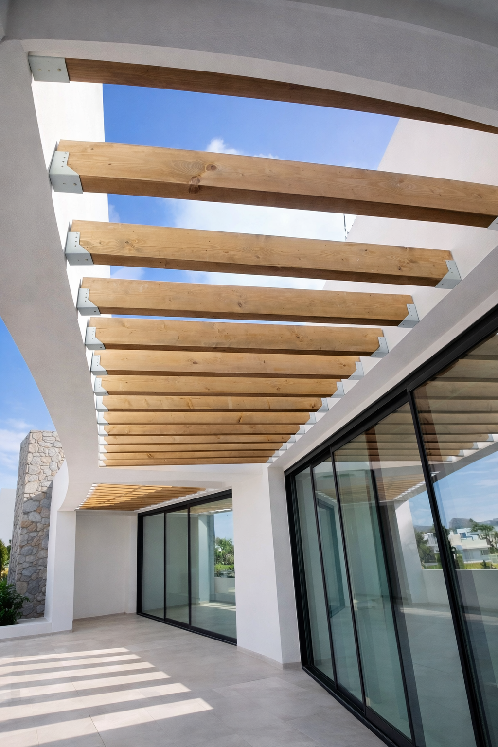 Pérgola en residencial de lujo. La Manga. Murcia.