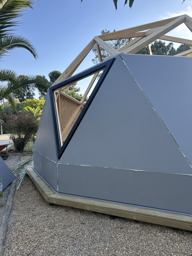 Cerramiento domo bioconstrucción